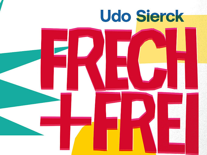 Ausschnitt vom Buchcover in roter Schrift