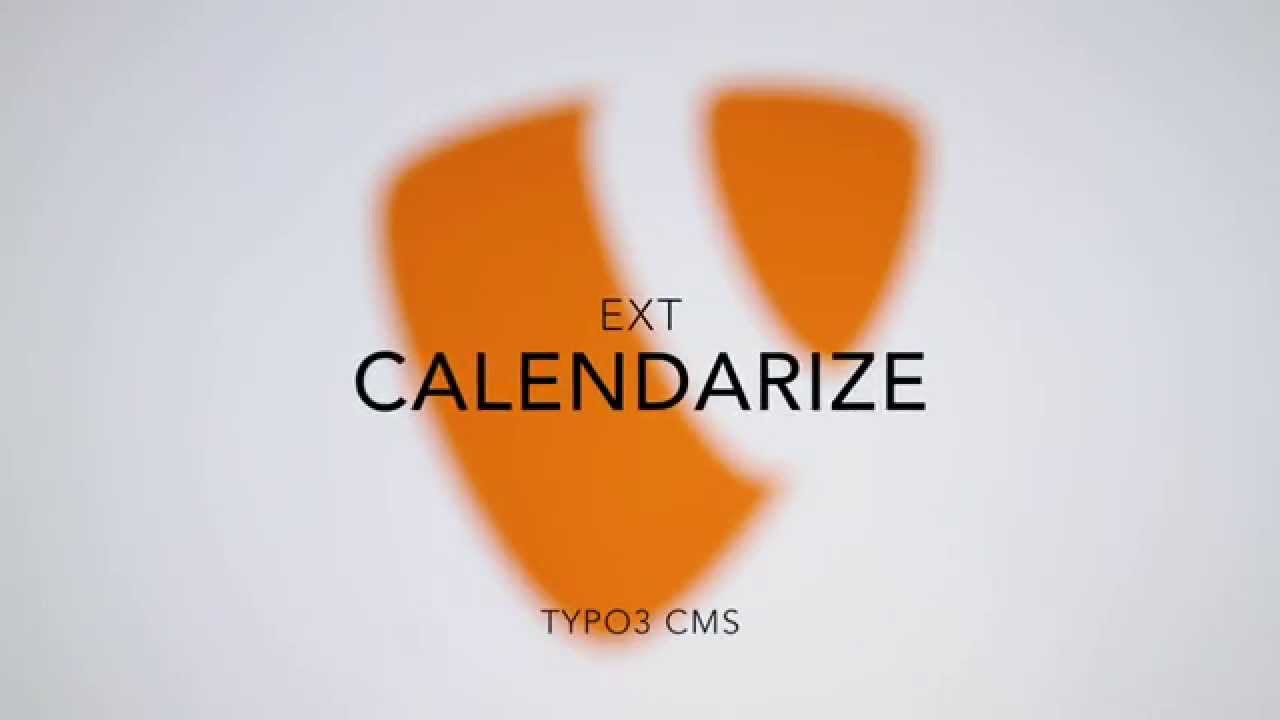 TYPO3 CMS - EXT calendarize